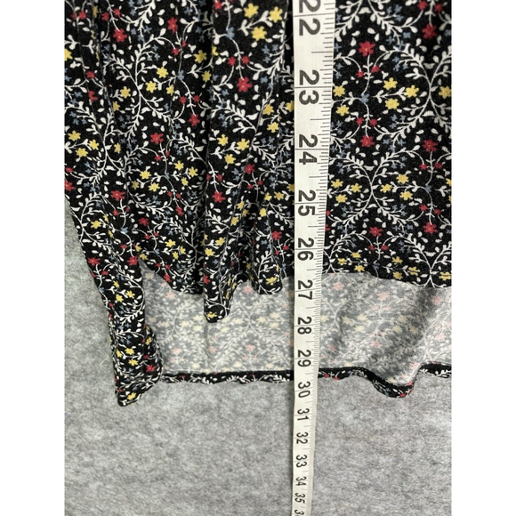 Max Studio Women’s Top Size 2X Short sleeve Floral Print Jersey Stretch Flowy - Picture 6 of 9